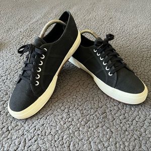 Superga 2750 COTU Classic 10.5 Black White The Best Low Canvas You Can Buy! EUC